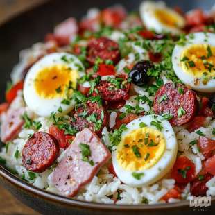 Salade de Riz au Chorizo