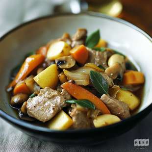 Sauté de Porc au Cidre et Petits Légumes d'Hiver