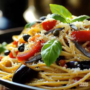 Spaghetti du Soleil aux Anchois