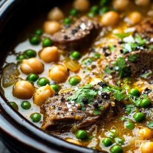 Tajine de Mouton aux Petits Pois