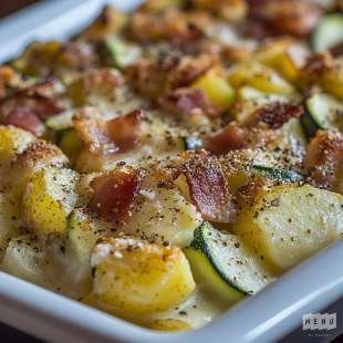 Tartiflette de Pommes de Terre et Courgettes