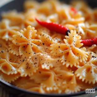 Farfalle à la Crème de Poivrons