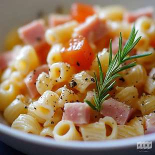 Pastasotto ou Risotto de Pâtes Jambon Feta