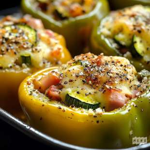Poivrons Farcis aux Courgettes