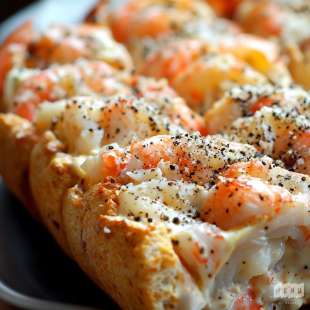 Pain au Crabe et aux Crevettes