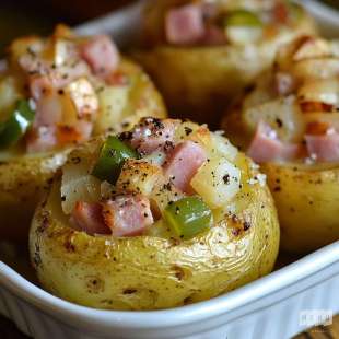 Pommes de Terre Farcies façon Basquaise