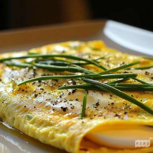 Omelette à la Salicorne