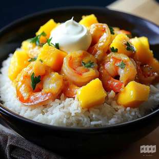 Riz Mangue Crevettes