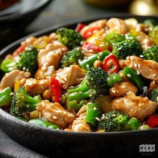 Sauté de Dinde aux Brocolis à l'Orientale