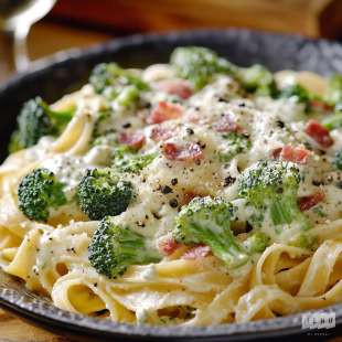 Tagliatelles aux Brocolis Sauce Gorgonzola