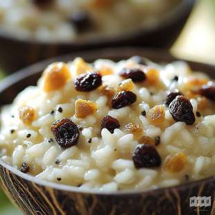 Risotto au Lait de Coco et Fruits Secs