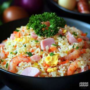 Riz Cantonais façon Réunionnaise