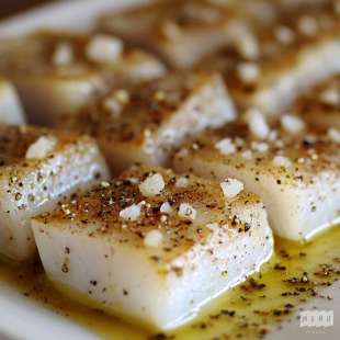 Pavés de Requin à l'Ail et à l'Harissa