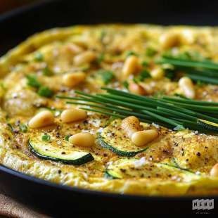 Omelette aux Courgettes et au Curry