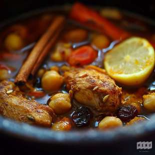 Tajine de Poulet à la Marocaine