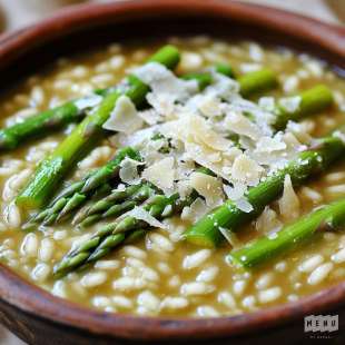 Risotto aux Asperges Vertes