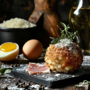 Arancini au Jambon Cru et au Pecorino