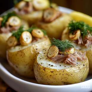 Pommes de Terre Farcies au Thon Fumé