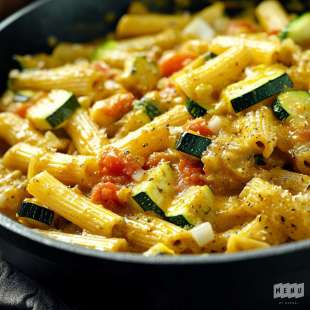 Penne aux Courgettes et Curry
