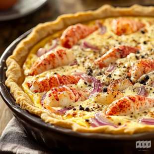 Quiche aux Queues de Langoustes