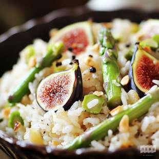 Riz Thaï aux Asperges et Figues