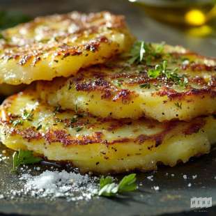 Rösti de Pommes de Terre au Sel des Alpes aux Herbes Bio