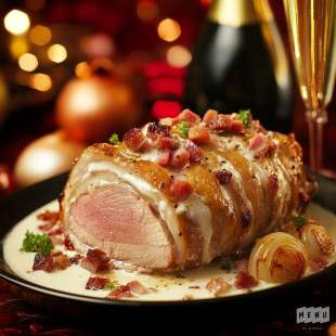 Rôti de Porc au Lait et au Champagne