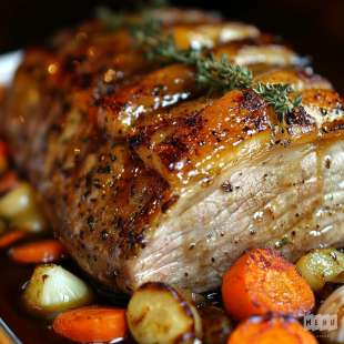 Rôti de Porc aux Légumes