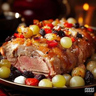Rôti de Porc aux Raisins