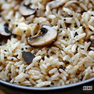 Riz aux Champignons et Saveur Truffée