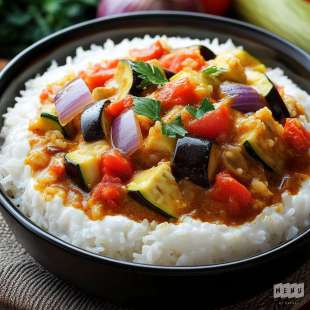 Riz aux Légumes d'Été Épicés