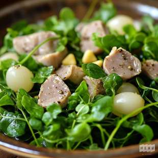 Salade de Cresson aux Foies de Volaille