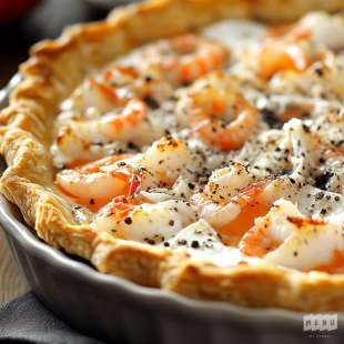 Tarte au Crabe et aux Crevettes