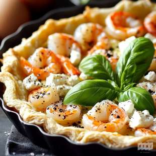 Tarte Légère aux Crevettes
