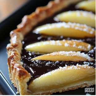 Tarte Poire Chocolat
