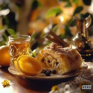 Strudel aux Pommes et au Miel