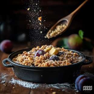 Crumble aux Prunes