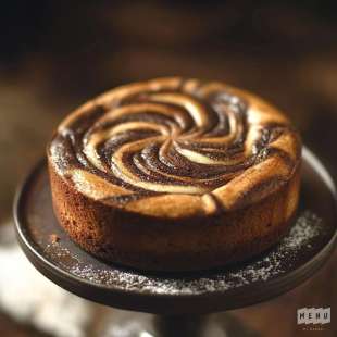 Gâteau Marbré Vanille Chocolat 