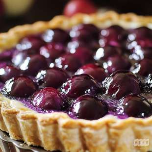 Tarte aux Prunes Violettes