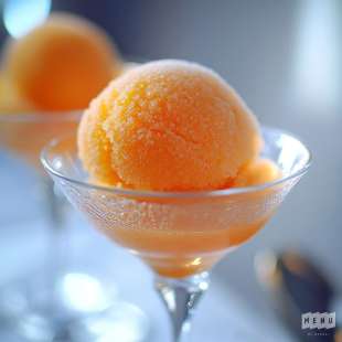 Sorbet à la Mandarine et au Cognac