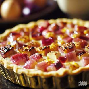 Tarte à la Rhubarbe