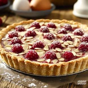 Tarte Amandine aux Framboises