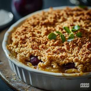 Crumble aux Quetsches
