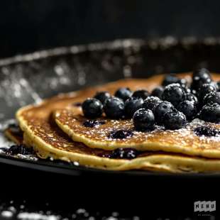 Pancake aux Myrtilles