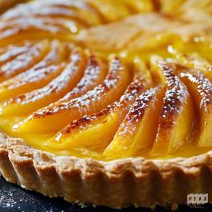 Tarte aux Nectarines et Crème Amandine