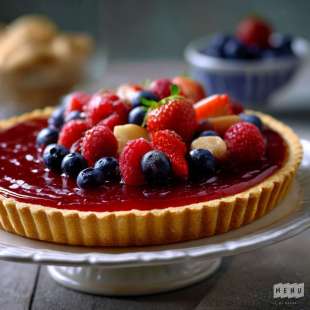 Tarte aux Fruits rouges Sans Gluten