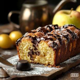 Quatre-Quart Pomme et Chocolat