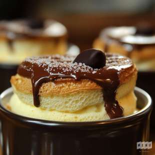 Soufflés au Chocolat et à la Crème de Marrons