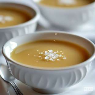 Soupe Pomme et Caramel au Beurre Salé