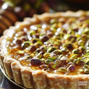 Tarte Gourmande aux Noix de Cajou et Pistaches